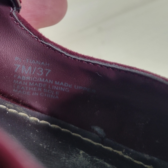 BCBGeneration PL Tianah Burgundy Heels Womens Size 7 - Picture 8 of 13